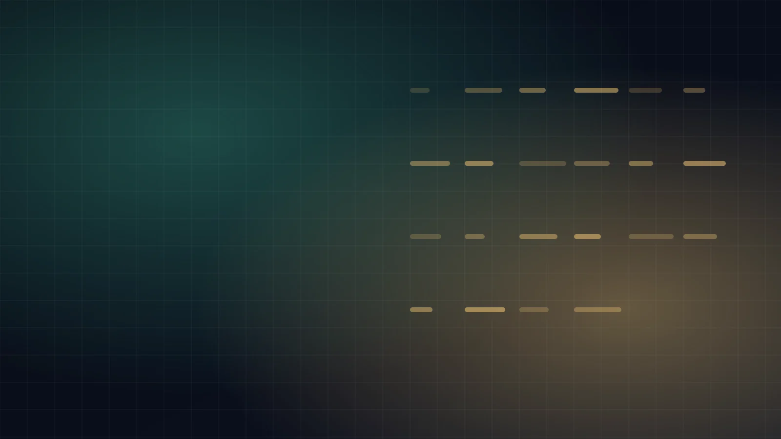 Abstract illustration: a grid of registry entries